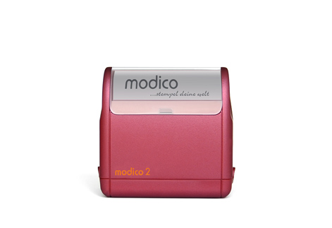 modico 2 - (37 x 11mm) rotes Gehäuse