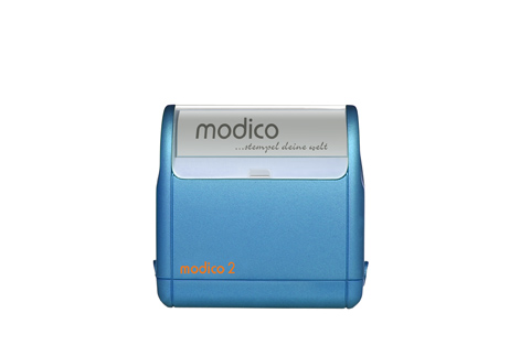 modico 2 - (37 x 11mm) blaues Gehäuse